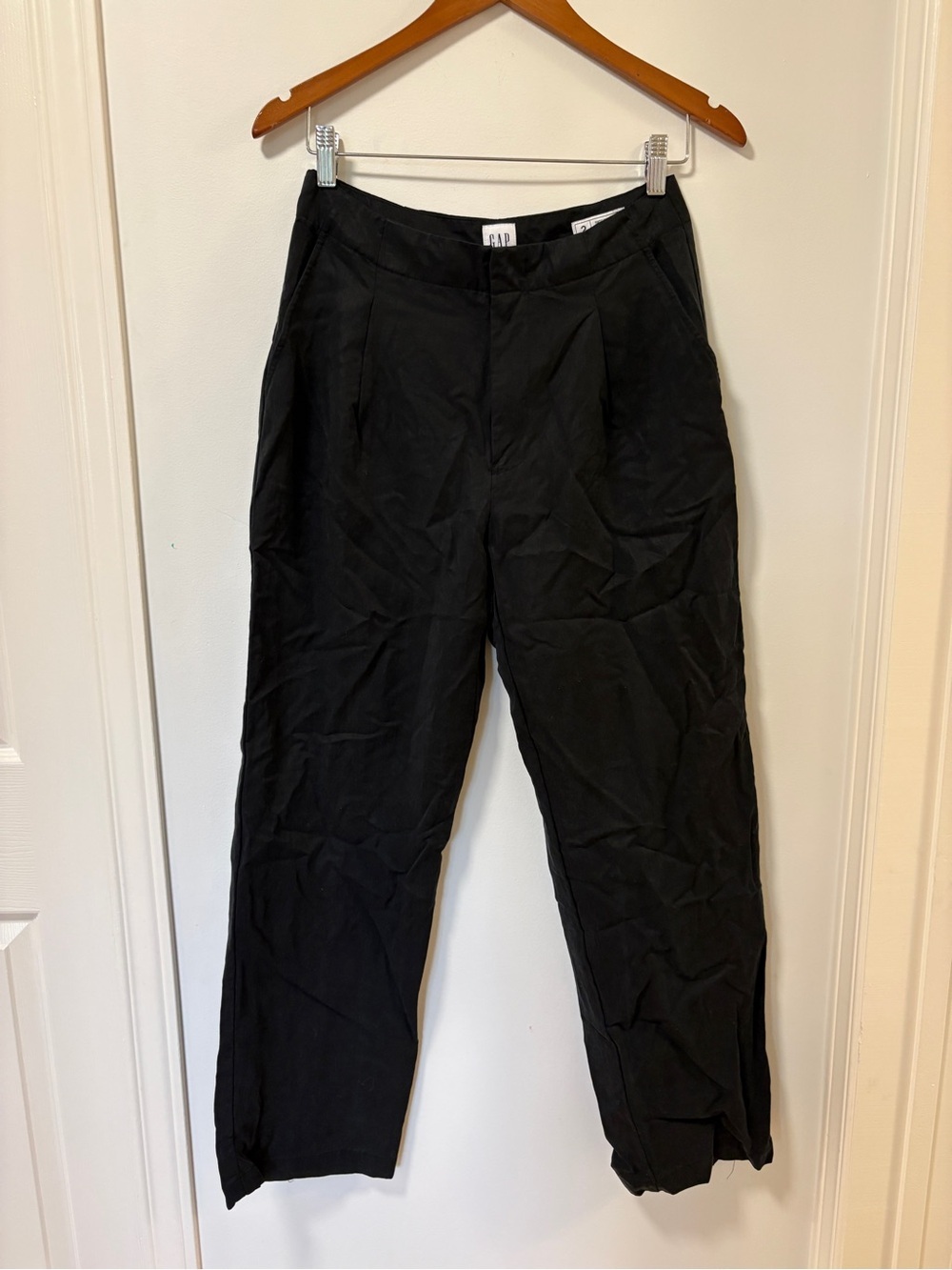 GAP Soft Suit Trousers Pants in Tue Black Size 2